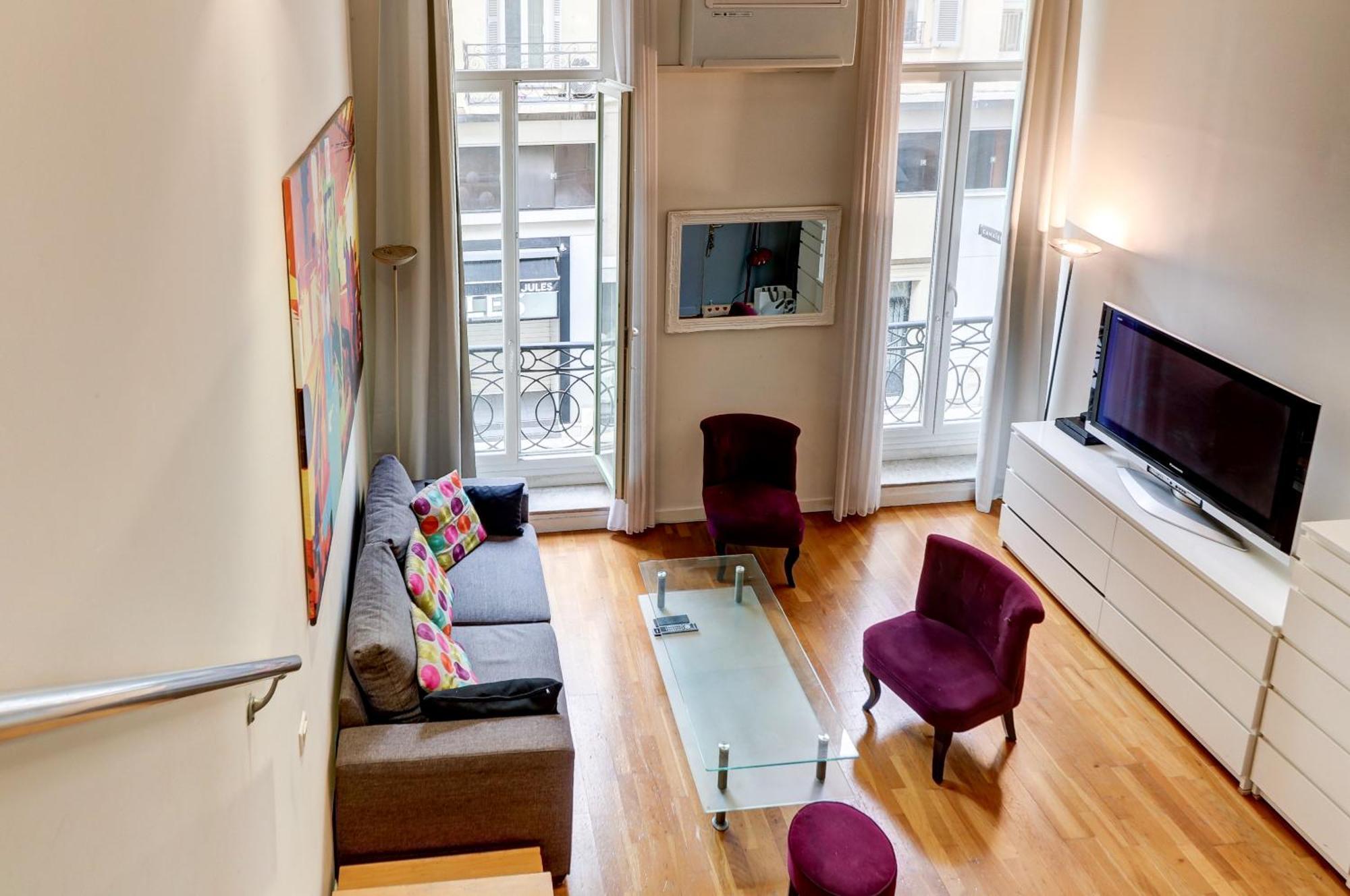 Spacieux Duplex - Zone Pietonne Nice Bagian luar foto