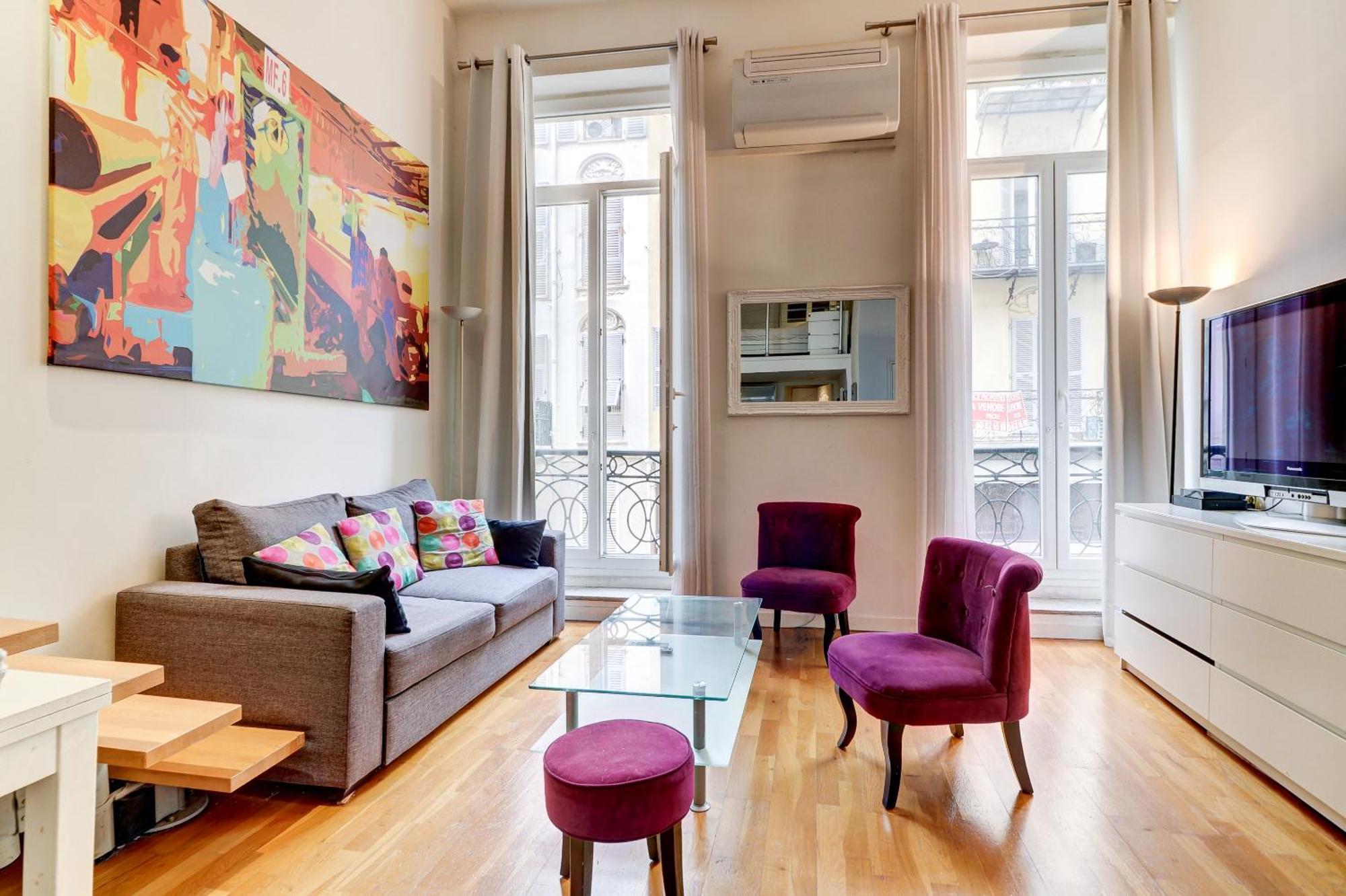 Spacieux Duplex - Zone Pietonne Nice Bagian luar foto